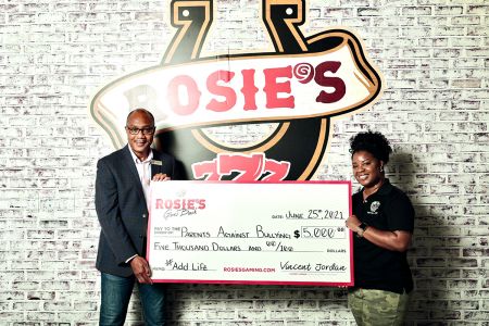 Parents Against Bullying $5,000 Check Presentation