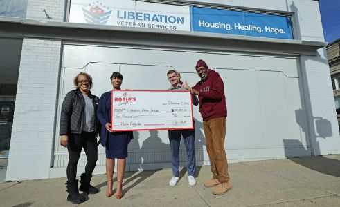 $10,00 Liberation Veteran Services Check Donation