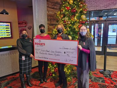 Virginia Breast Cancer Foundation Check Donation