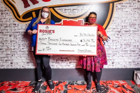 Bassette Elementary Check Donation