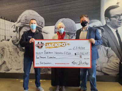 $2,082.63 Eastern Henrico Fish Check Presentation