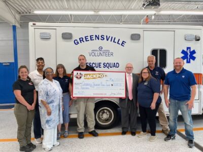 $10,000 Greenville Volunteer Rescue Squad Donation