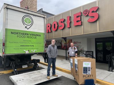 Rosie's in Dumfries and Northern Virginia Food Rescue Food Drive