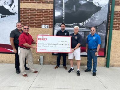 $1,000 Roanoke Valley Firefighters Foundation Donation