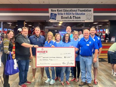 $10,000 Check Presentation to New Kent Education Foundation