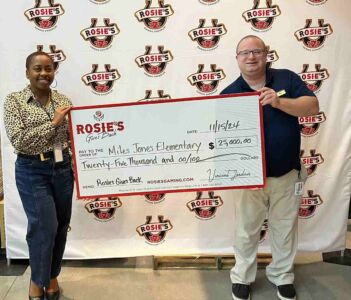 $25,000 Miles Jones Elementary Donation