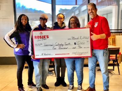 $5,000 Tomorrow's Cultivating Youth Donation