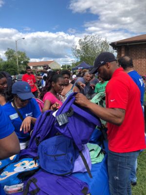 Backpack’s Filled with School Supplies Distributed to St. Luke Apartment Residents