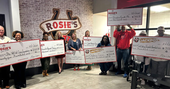 Rosie's Gives Back Hampton Donations