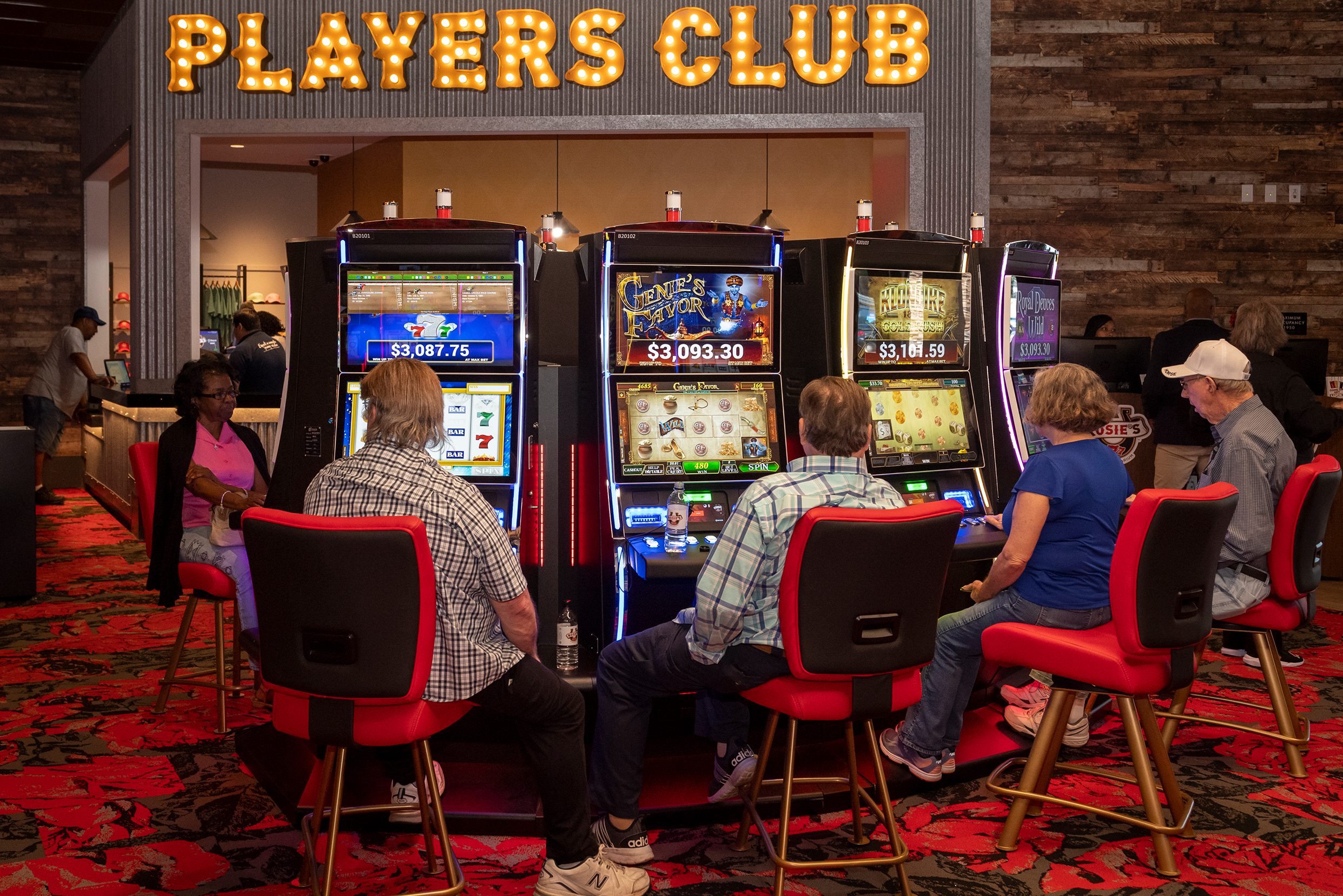 Rosie's in Richmond Gaming Floor and Player's Club