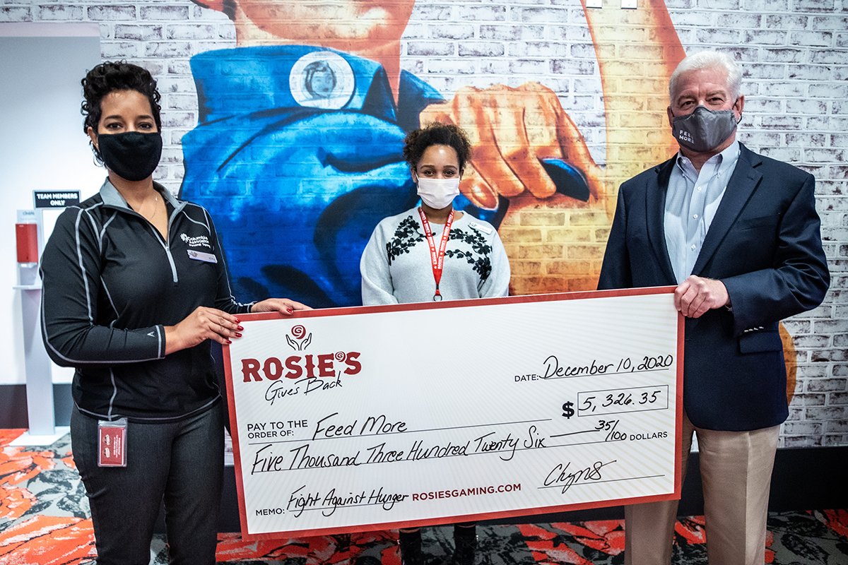 Rosie's in Richmond Feed More Donation