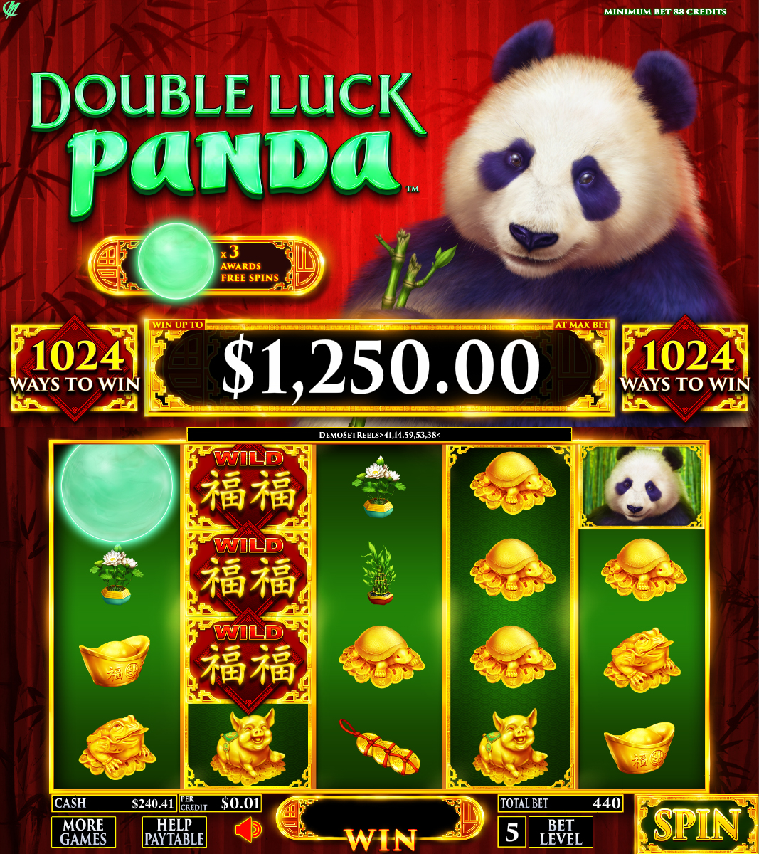 Double Luck Panda
