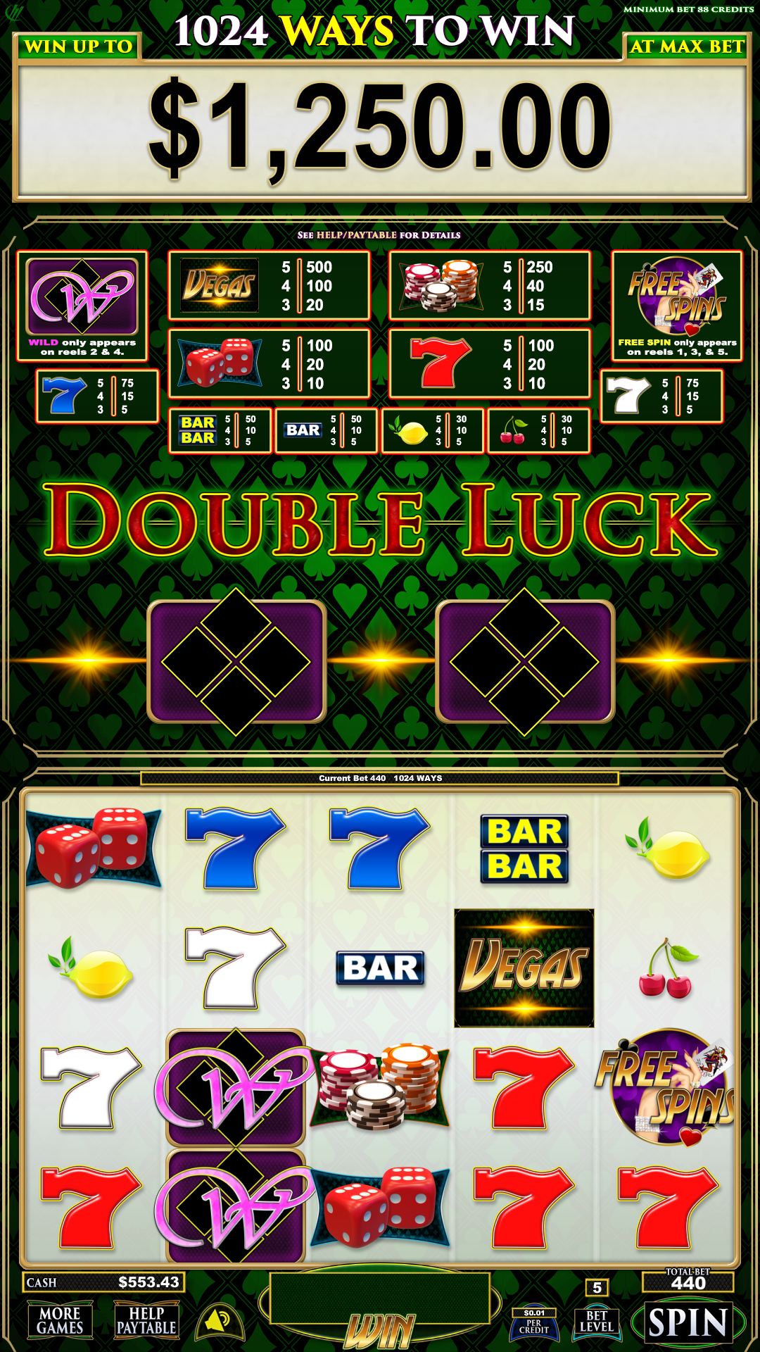 Wild Vegas Double Luck