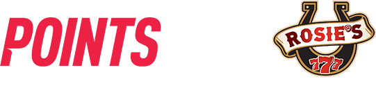 Points Bet and Rosie's Gaming Emporium Logos
