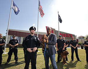 Bloodhound puppy "Rosie" donated to Hampton Police Department
