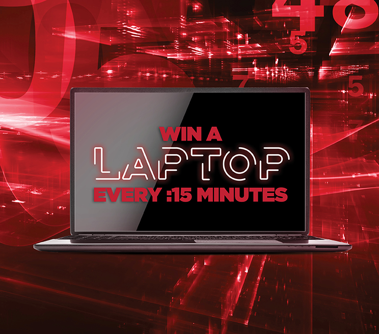 Win A Laptop Every 15 Minutes