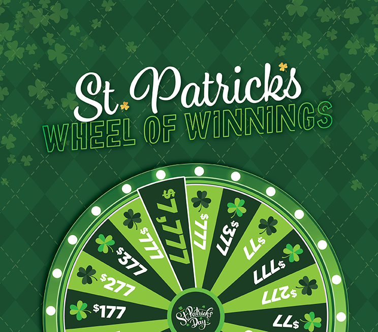 St. Patrick's Wheel of Winnings