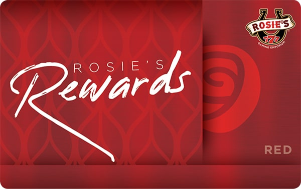 Red Rosie's Rewards Card