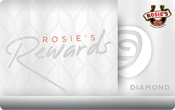 Diamond Rosie's Rewards Card