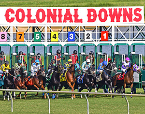 Horse racing at Colonial Downs in New Kent