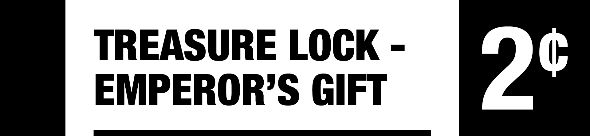 Treasure Lock - Emperor's Gift