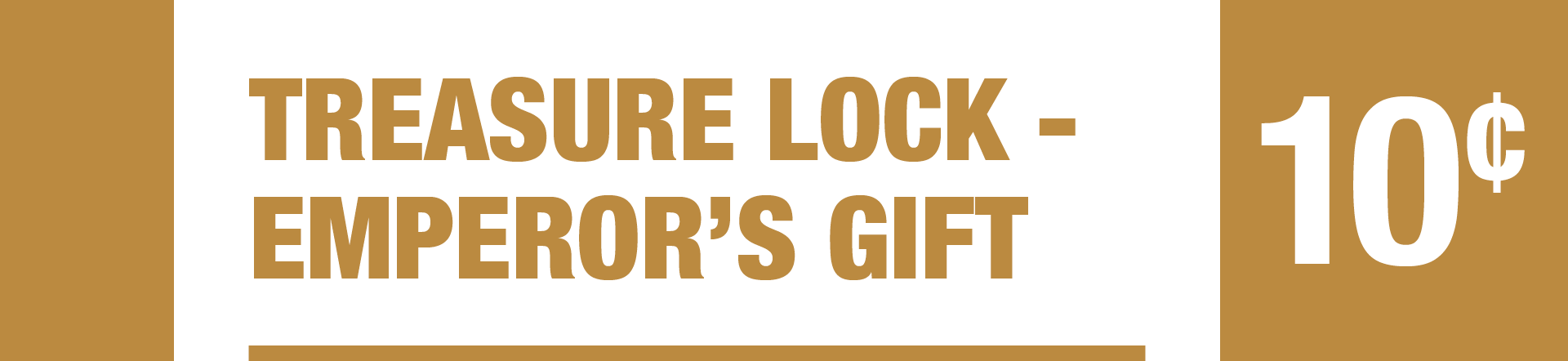 Treasure Lock - Emperor's Gift