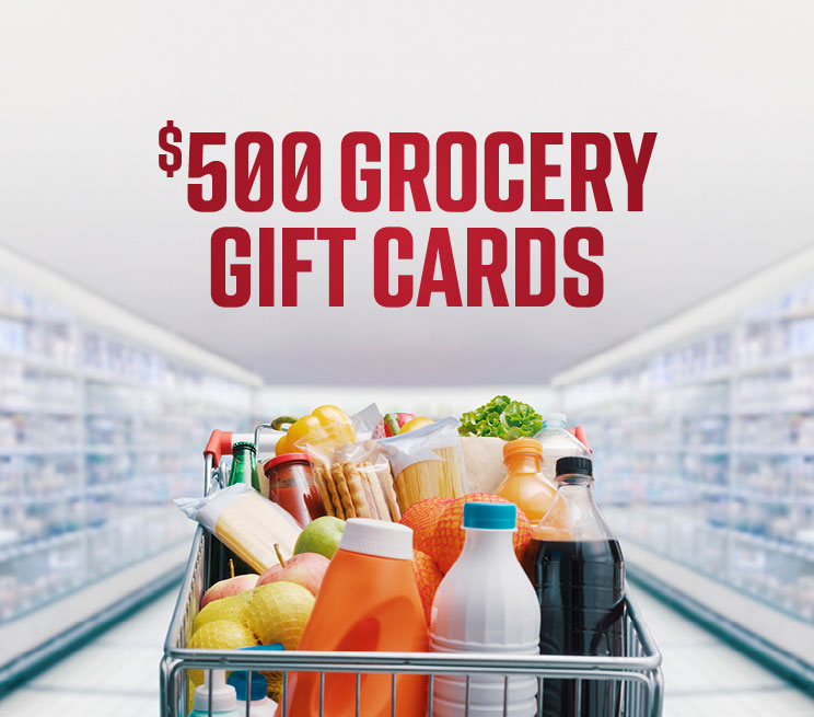 $500 Grocery Gift Cards