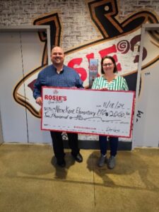 $2,000 to the New Kent Elementary School PTO