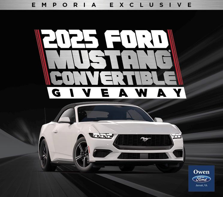 2025 FORD MUSTANG® CONVERTIBLE GIVEAWAY