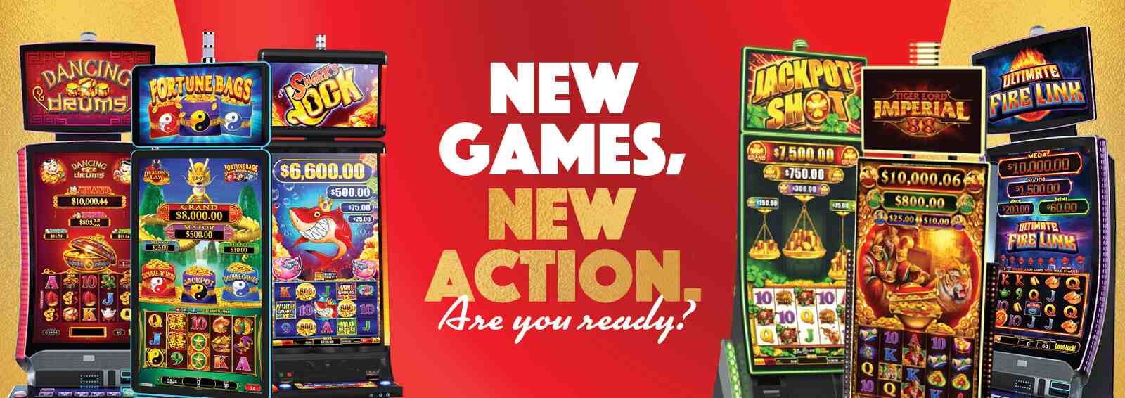 New games, new action. Are you ready?