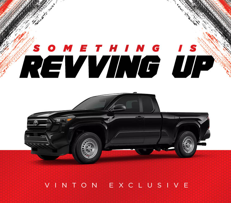 Something is Revving Up Vinton Exclusive