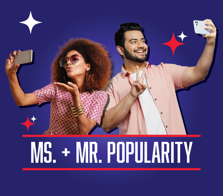 Ms. + Mr. Popularity