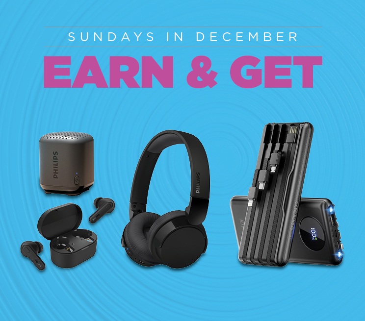 Sundays in December | Earn & Get