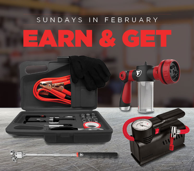 Sundays in February Earn & Get