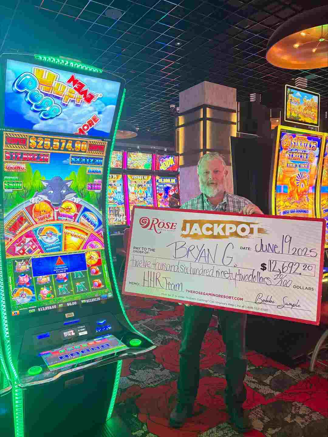 Brian $12,692.20 The Rose