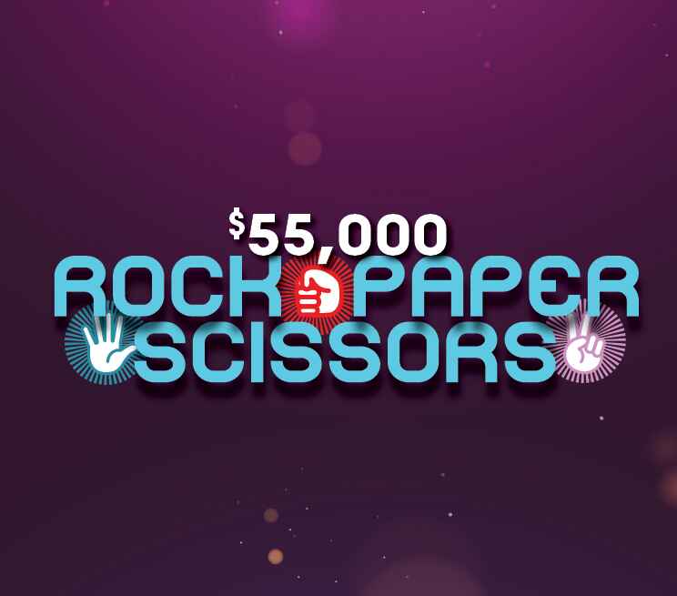 $55,000 Rock, Paper, Scissors