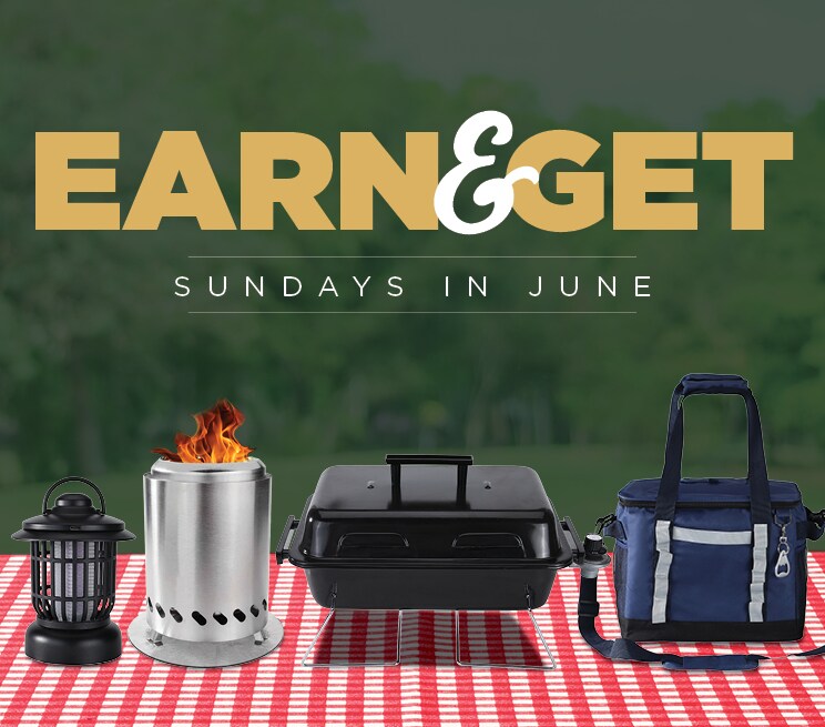 Earn & get Sundays in June