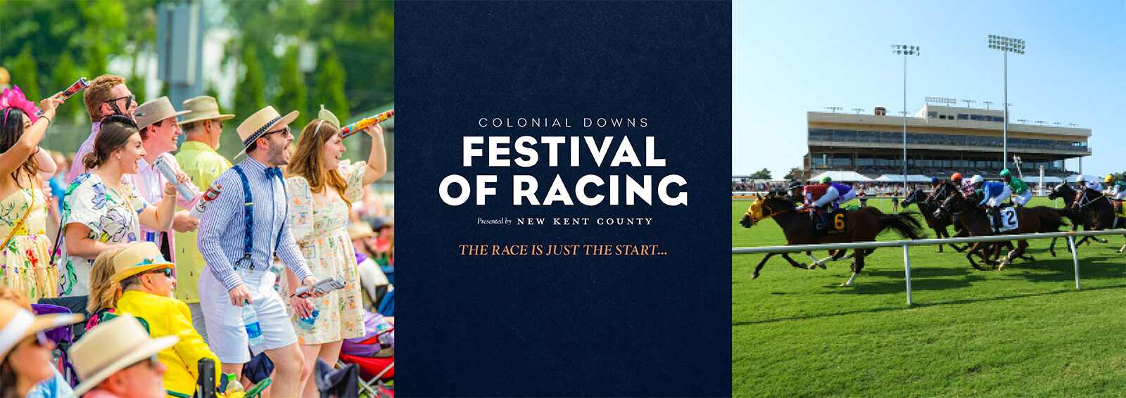 Colonial Downs Festival of Racing Presented by New Kent County. The race is just the start...