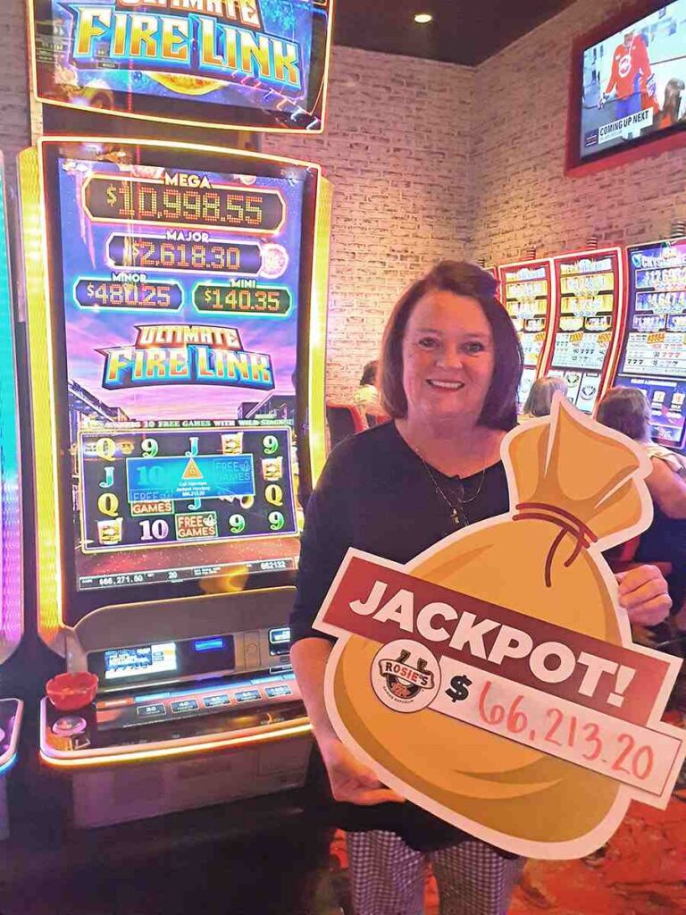 Jacqueline $66,213.20 Ultimate Fire Link Rosie's in Vinton