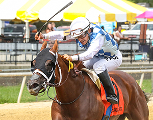 Horse racing at Colonial Downs in New Kent