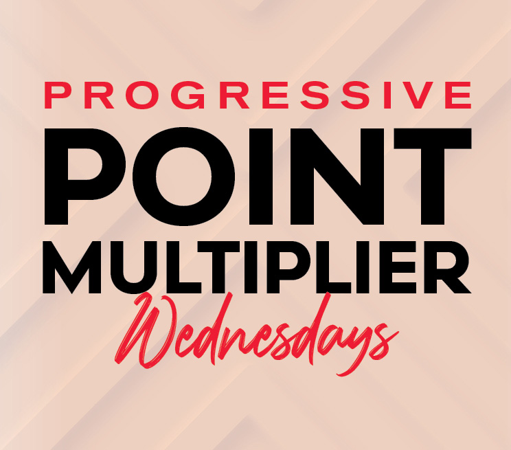 Progressive Point Multiplier Wednesdays